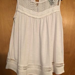 White tank top
